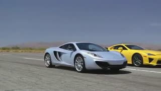 مسابقه ی بوگاتی ویرون و لامبورگینی اونتادور و لکسوس LFA و مک لارن