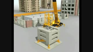 نصب جرثقیل برجی /Installation of tower cranes