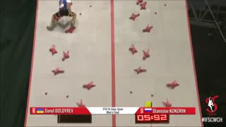 شکستن رکورد سرعت در صخره نوردی در سال 2014