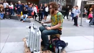 خلاقیت در ساختن آلت موسیقی با استفاده از لوله پولیکا