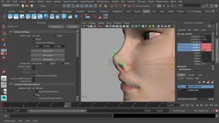 آموزش طراحی یک سیستم کنترل صورت با بازخورد تغییر شکل در مایا