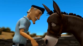 انیمیشن جالب از یک الاغ