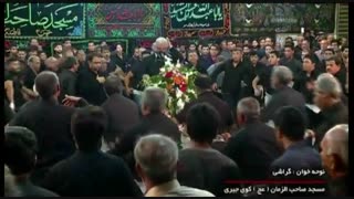 حاج مصطفی گراشی و عباس محمدی باغملایی - روز 28 صفر 1393 - مسجد صاحب الزمان "عج"