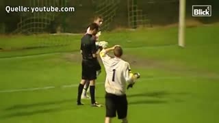 یک اتفاق عجیب در زدن ضربه پنالتی