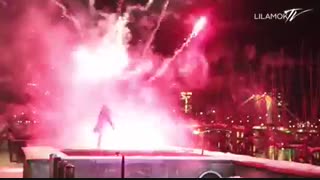 تکنوی فوق العاده زیبا همراه با رقص  فشفشه