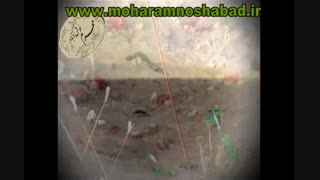 هیئت حضرت ابوالفضل(ع) نوش آباد،بزرگترین تعزیه میدانی کشور12محرم هر سال