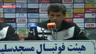 کنفرانس خبری بازی نفت- تراکتورسازی