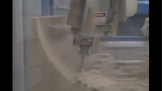 ماشین کاری مدل چوبی در CNC پنج محوره LaserSwan.net