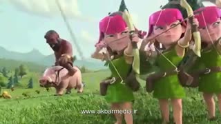 ویدیویی جالب از بازی کلش آف کلنز