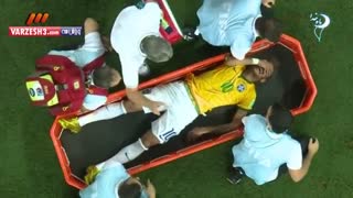 ویدیو اسیب دیدن نیمار در بازی هاجام جهانی