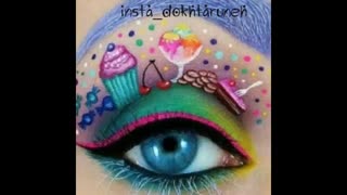 چند عکس از مدل ناخن و لاک و مو و چشم