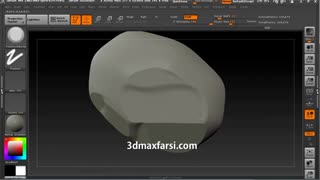 نحوه ساخت و مدلسازی کوه صخره مایا نوک - Maya nuke