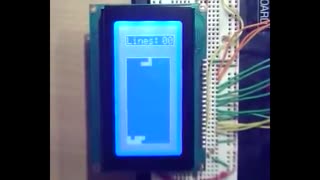 کنسول بازی دستی (آتاری دستی) خانه سازی یا TETRIS