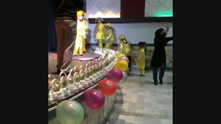 جشن نوروز 94- اجرای موزیکال حرکات موزون توسط کودکان