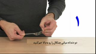 تعادل قاشق و چنگال