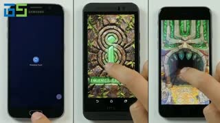 مقایسه سرعت Galaxy S6، one M9 و iPhone6 به سبکی متفاوت!