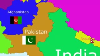 The countries of the world - Asia