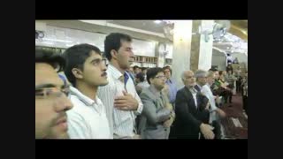 سینه زنی توسط حاج حسن حیدر زاده در حرم عباسی 7 اردیبهشت ماه 94