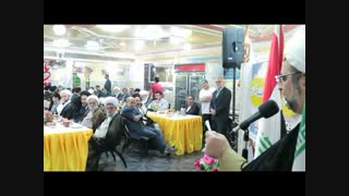 شعرخوانی عربی حجت الاسلام خاقانی در مدح امیرمومنان