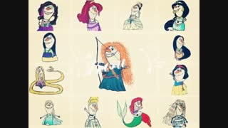 اولاف درلباس همه ی پرنسس ها!!!!