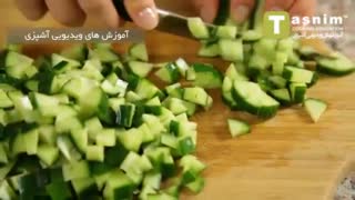 طرز تهیه آب دوغ خیار