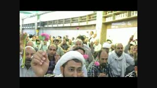 مولودی خوانی برای مولای متقیان در حرم ابالفضل العباس