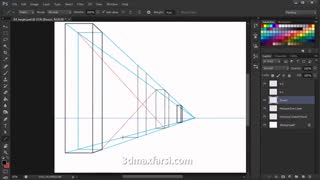 آموزش نحوه اعمال صحیح انواع پرسپکتیو Creative Perspective Techniques for Artists in Photoshop