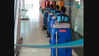اسکرابر سرنشین دار- اسکرابر- دستگاه زمین شور صنعتی- نظافت صنعتی مجتمع های تجاری