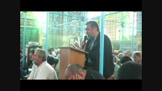 گوشه ای از دعای ندبه 18 اردیبهشت با نوای حاج اسدالله عرب سرخی در خیمه گاه حسینی