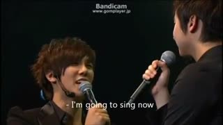 ژاپنی حرف زدن جونگ مین و یونگ سنگ * SS501