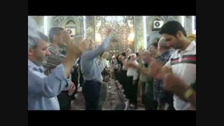 مراسم سینه زنی 94/2/19 در حرم اباعبدالله توسط حاج احمد واعظی