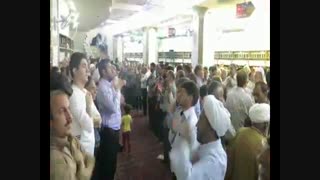 دم سینه زنی "یا اخا ابالفضل" در سرداب حرم عباسی  توسط حاج اسدالله عرب سرخی