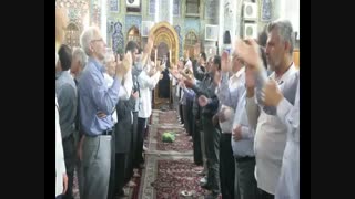 مراسم سینه زنی 21 اردیبهشت ماه در حرم سیدالشهدا توسط عرب سرخی