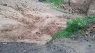 سیل در روستای گرو