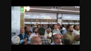 گوشه ای از فیلم سینه‌زنی  زایران  در حرم  حضرت عباس(ع)