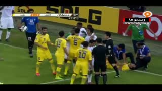 وحشیگری بازیکنان الاهلی