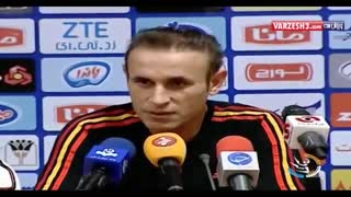 نشست خبری  تیم نفت و ذوب آهن پیش از بازی جام حذفی