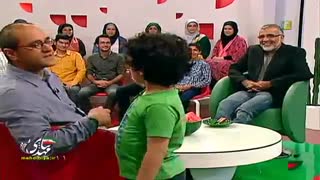 تکه ای خیلی طنز از آهیل افخمی پسر آقای افخمی در خندوانه