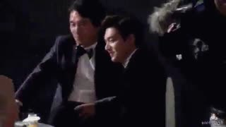 لی مین هو و پارک شین هیه در مراسم Baeksang Arts Awards2