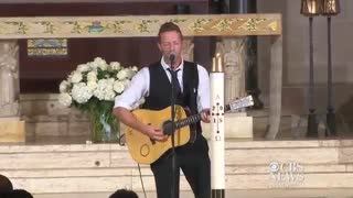 Chris Martin Perform for Beau Biden's Funera