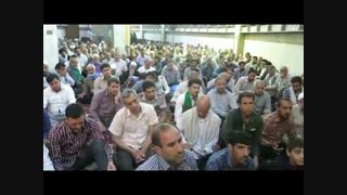 فیلم بخشی از سخنرانی و روضه حجت‌الاسلام رفیعی در حرم حضرت عباس