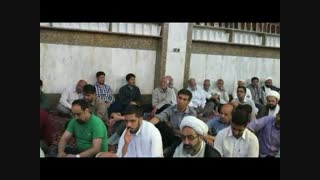 گوشه ای از سخنرانی حجت الاسلام رفیعی در حرم حضرت عباس