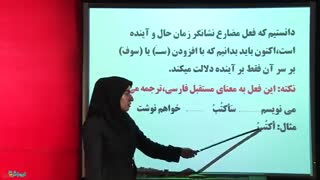 آموزش فعل مستقبل فارسی از عربی دوم متوسط