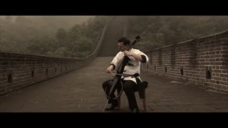 اجرای زیبای پیانو و ویولن سل بر فراز دیوار بزرگ چین