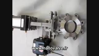 شیر کشویی اتوماتیک برقی یا پنوماتیکی