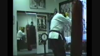 شورینجی ریو کاراته [استاد بهزاد احمدی] * تمرین روی کیسه های سنگین شماره ۱۷