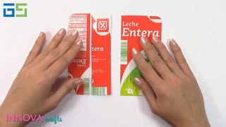 چگونه با استفاده از پاکت شیر، کیف موبایل درست کنیم؟!