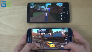 مقایسه قدرت Galaxy S6 و LG G4 در اجرای بازی GTA