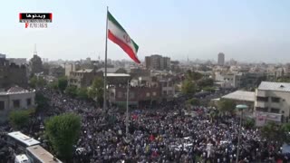 استقبال بی‌نظیر از 270 شهید گمنام/ تهران قیامت شد