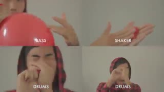 آهنگ زدن با ٩٩ بادکنک